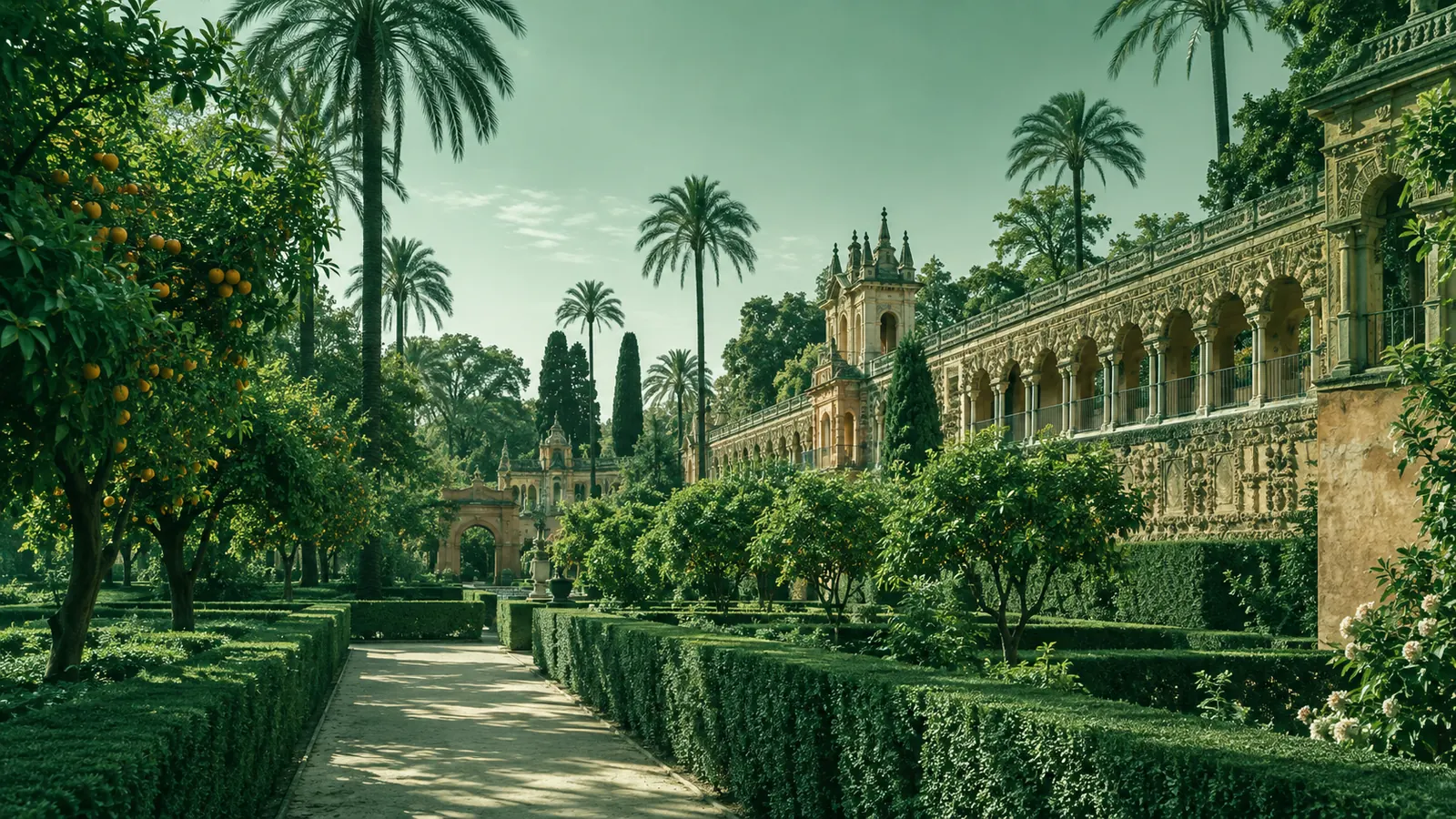 The gardens of the Real Alcázar